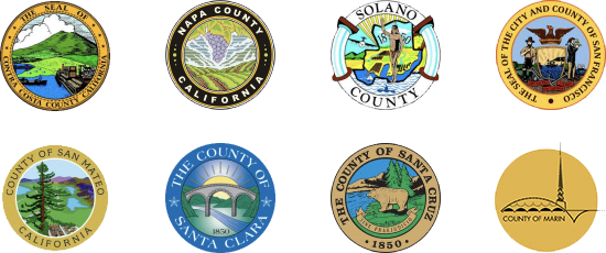 Bay Area County Seals