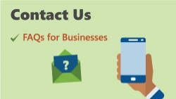 Contact us by email or by phone
