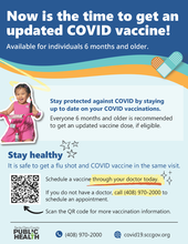 Pediatric COVID Vaccine flyer  image